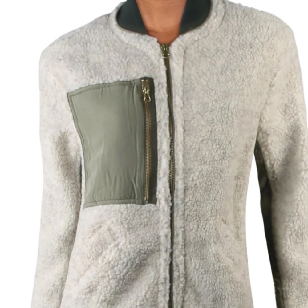 COPY - Free People Women’s Shearling Color Block Jacket - Small - Picture 6 of 14